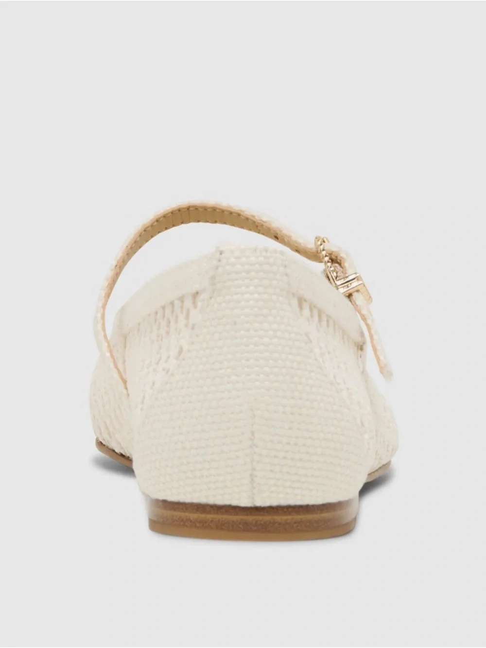 Dolce Vita Reyes Women's White Woven Raffia Ballet Flats